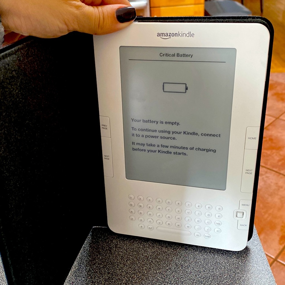 Amazon kindle. Battery newly replaced